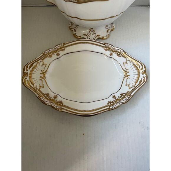 SPODE - Sheffield Gravy Boat & Underplate - Bone China - R568 - Picture 3 of 5